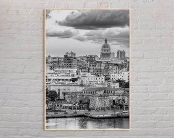 Black and White, Cuba Print, Cuba Wall Art, Cuba Poster, Cuba Photo, Cuba Poster Print, Cuba Wall Decor, Havana, Caribbean Poster Print