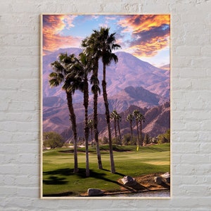 Vraie photo, impression Palm Springs, art mural Palm Springs, affiche Palm Springs, photo Palm Springs, déco Palm Springs, impression Californie