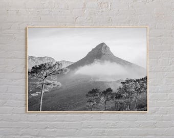 Black and White, South Africa Print, South Africa Wall Art, South Africa Poster, South Africa Photo, South Africa Wall Decor, Cape Town
