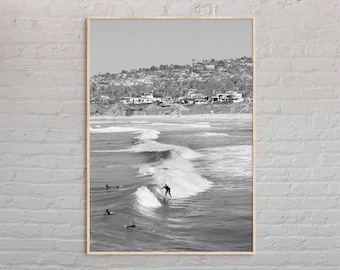 Czarno-biały, wydruk z San Diego, sztuka ścienna z San Diego, plakat z San Diego, zdjęcie z San Diego, wydruk plakatu z San Diego, wydruk plakatu z Kalifornii