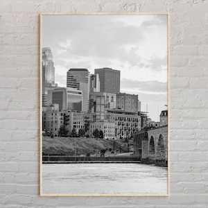 Black and White, Minneapolis Print, Minneapolis Art, Minneapolis Poster, Minneapolis Photo, Minneapolis Poster Print, Minneapolis Decor