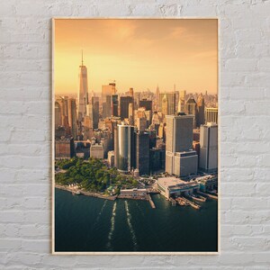 Fotografía real, impresión de Manhattan, arte mural de Manhattan, póster de Manhattan, fotografía de Manhattan, impresión de póster de Manhattan, decoración de pared de Manhattan, EE. UU.