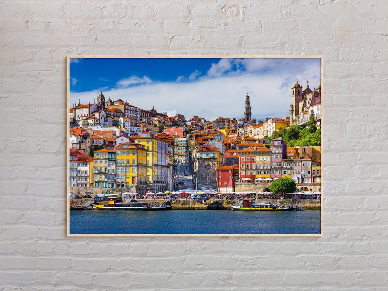 Real Photo, Porto Print, Porto Wall Art, Porto Poster, Porto Photo, Porto Poster Print, Porto Wall Decor, Portugal Poster, Europe image 1