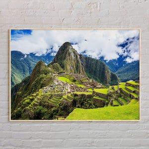 Real Photo, Machu Picchu Print, Machu Picchu Wall Art, Machu Picchu Poster, Machu Picchu Photo, Machu Picchu Poster Print, Peru Print