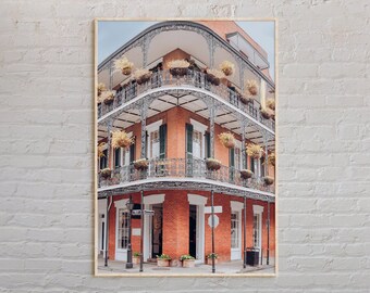 Foto real, Impresión de Nueva Orleans, Arte mural de Nueva Orleans, Póster de Nueva Orleans, Foto de Nueva Orleans, Impresión de póster de Nueva Orleans, Estados Unidos