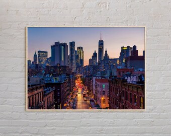 Real Photo, New York State Print, New York Wall Art, New York Poster, New York Photo, New York Poster Print, New York Decor, USA