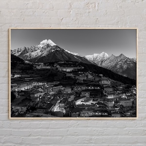 Black and White, Nepal Print, Nepal Wall Art, Nepal Poster, Nepal Photo, Nepal Poster Print, Nepal Wall Decor, Asia Poster Print
