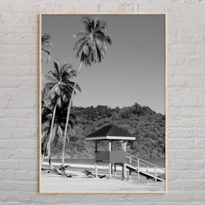 Black and White, Trinidad and Tobago Print, Trinidad and Tobago Wall Art, Trinidad and Tobago Poster, Trinidad and Tobago Photo