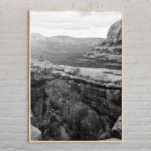Preto e Branco, Impressão Sedona, Arte de Parede Sedona, Pôster Sedona, Foto Sedona, Impressão de Pôster Sedona, Decoração de Parede Sedona, Impressão Sedona, EUA