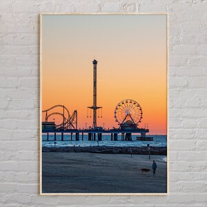 Real Photo, Galveston Print, Galveston Wall Art, Galveston Poster, Galveston Photo, Galveston Poster Print, Galveston Decor, Texas