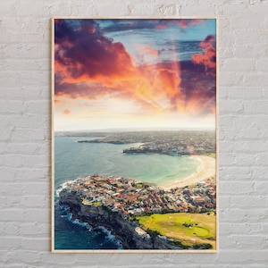 Real Photo, Bondi Beach Print, Bondi Beach Art, Bondi Beach Poster, Bondi Beach Photo, Bondi Beach Poster Print, Bondi Beach Decor