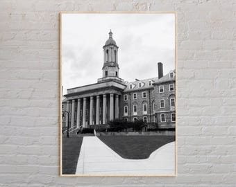 Black and White, State College Print, State College Art, State College Poster, State College Photo, State College Wall Decor, Pennsylvania