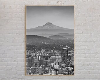 Black and White, Portland Print, Portland Wall Art, Portland Poster, Portland Photo, Portland Poster Print, Portland Wall Decor, Oregon