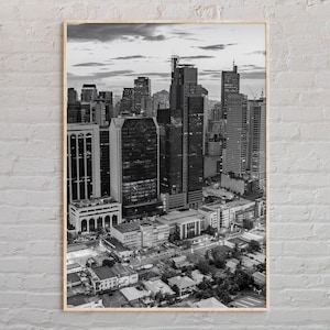 Black and White, Manila Print, Manila Wall Art, Manila Poster, Manila Photo, Manila Poster Print, Manila Wall Decor, Philippines Poster