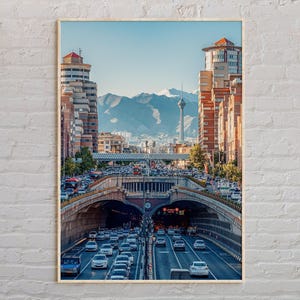 Foto real, impressão de Teerã, arte de parede de Teerã, pôster de Teerã, foto de Teerã, impressão de pôster de Teerã, decoração de parede de Teerã, pôster do Oriente Médio