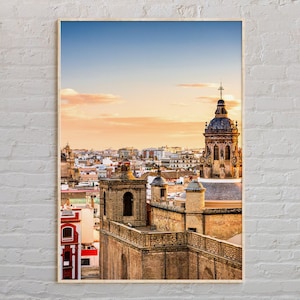 Real Photo, Seville Print, Seville Wall Art, Seville Poster, Seville Photo, Seville Poster Print, Seville Wall Decor, Sevilla, Spain