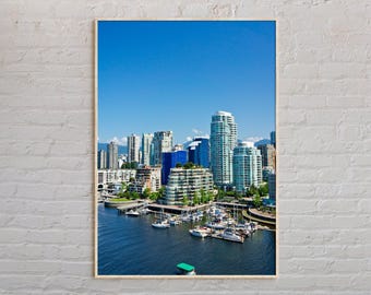 Real Photo, Vancouver Print, Vancouver Wall Art, Vancouver Poster, Vancouver Photo, Vancouver Poster Print, Vancouver Decor, Canada