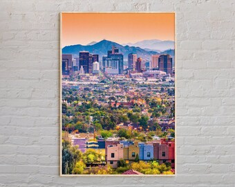 Echte foto, Phoenix-afdruk, Phoenix-muurkunst, Phoenix-poster, Phoenix-foto, Phoenix-posterafdruk, Phoenix-muurdecoratie, Arizona-afdruk