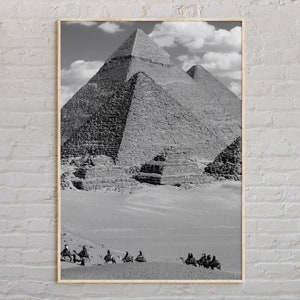 Schwarz und Weiß, Ägypten Print, Ägypten Wandkunst, Ägypten Poster, Ägypten Foto, Ägypten Poster Druck, Ägypten Wanddekor, Kairo, Asien Poster
