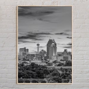 Black and White, San Antonio Print, San Antonio Art, San Antonio Poster, San Antonio Photo, San Antonio Poster Print, San Antonio Decor