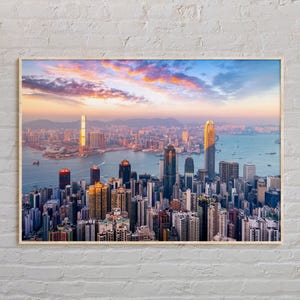 Real Photo, Hong Kong Print, Hong Kong Wall Art, Hong Kong Poster, Hong Kong Photo, Hong Kong Poster Print, Hong Kong Wall Decor