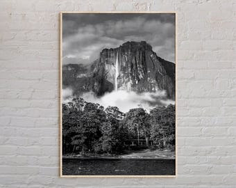 Black and White, Venezuela Print, Venezuela Wall Art, Venezuela Poster, Venezuela Photo, Venezuela Poster Print, Venezuela Wall Decor
