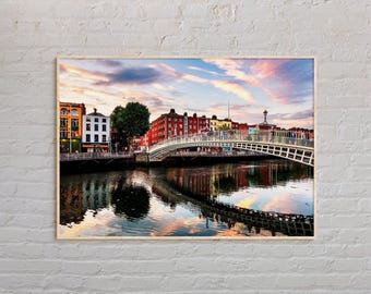 Real Photo, Dublin Print, Dublin Wall Art, Dublin Poster, Dublin Photo, Dublin Poster Print, Dublin Wall Decor, Ireland Poster