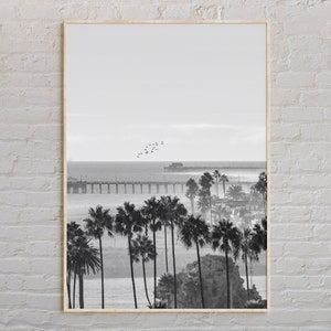 Noir et blanc, impression d'Orange County, art mural d'Orange County, affiche d'Orange County, impression d'affiche d'Orange County, photo d'Orange County, États-Unis