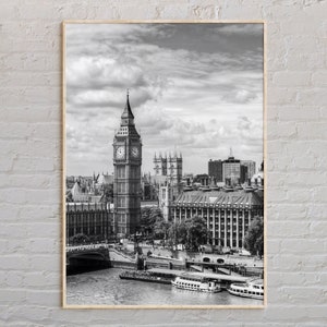 Schwarzweiß, London Druck, London Wandkunst, London Poster, London Foto, London Poster Druck, London Wand Dekor, England Poster Druck