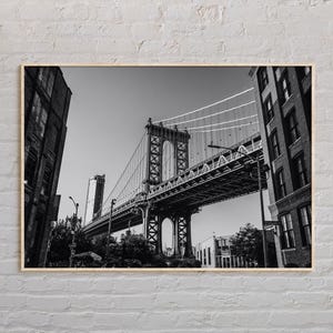 Black and White, Brooklyn Print, Brooklyn Wall Art, Brooklyn Poster, Brooklyn Photo, New York City Poster Print, New York Poster Print