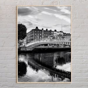 Black and White, Dublin Print, Dublin Wall Art, Dublin Poster, Dublin Photo, Dublin Poster Print, Dublin Wall Decor, Ireland Poster