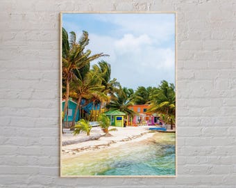 Foto reale, stampa del Belize, arte murale del Belize, poster del Belize, foto del Belize, stampa poster del Belize, decorazione murale del Belize, stampa dell'America Centrale