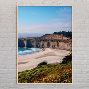 Echtes Foto, Halbmond Bucht Druck, Halbmond Bucht Wandkunst, Halbmond Bucht Poster, Halbmond Bucht Foto, Halbmond Bucht Dekor, Kalifornien
