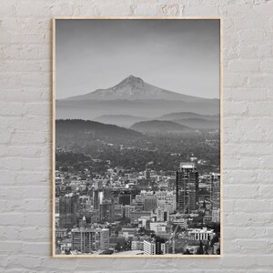Black and White, Portland Print, Portland Wall Art, Portland Poster, Portland Photo, Portland Poster Print, Portland Wall Decor, Oregon