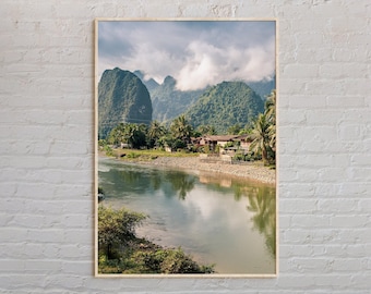 Real Photo, Laos Print, Laos Wall Art, Laos Poster, Laos Photo, Laos Poster Print, Laos Wall Decor, Asia Poster Print