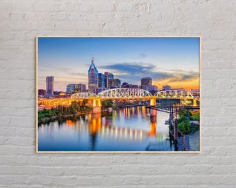 Real Photo, Nashville Print, Nashville Wall Art, Nashville Poster, Nashville Photo, Nashville Poster Print, Nashville Wall Decor