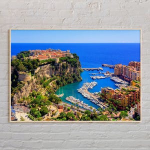 Real Photo, Monaco Print, Monaco Wall Art, Monaco Poster, Monaco Photo, Monaco Poster Print, Monaco Wall Decor, France, Europe Print