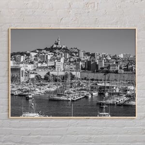 Noir et blanc, impression Marseille, art mural Marseille, affiche Marseille, photo Marseille, impression affiche Marseille, décoration murale Marseille
