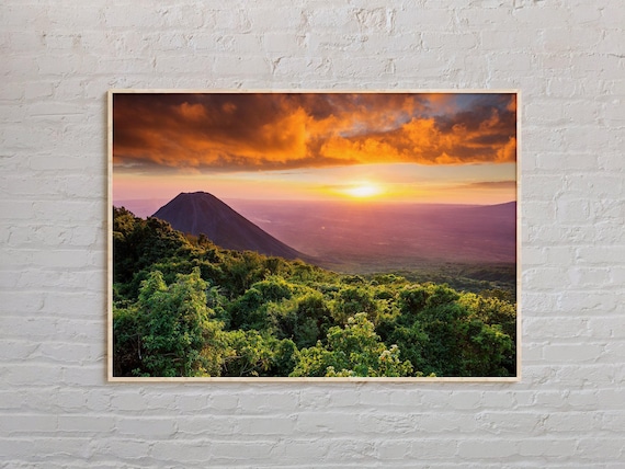 Real Photo, El Salvador Print, El Salvador Art, El Salvador Poster, El Salvador Photo, El Salvador Poster Print, El Salvador Decor