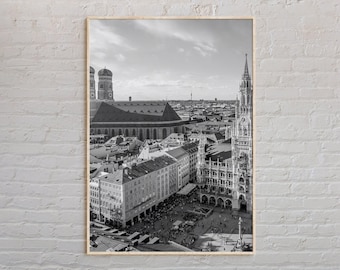 Black and White, Munich Print, Munich Wall Art, Munich Poster, Munich Photo, Munich Poster Print, Munich Wall Decor, Germany Poster Print