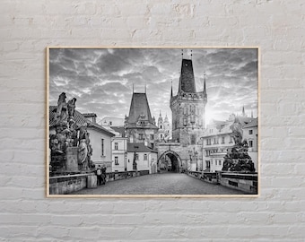 Black and White, Prague Print, Prague Wall Art, Prague Poster, Prague Photo, Prague Poster Print, Prague Wall Decor, Czech Republic