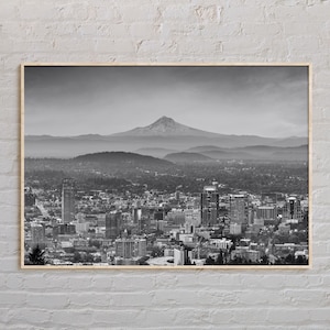 Black and White, Portland Print, Portland Wall Art, Portland Poster, Portland Photo, Portland Poster Print, Portland Wall Decor, Oregon
