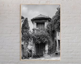 Black and White, France Print, France Wall Art, France Poster, France Photo, France Poster Print, France Wall Decor, Paris, Europe Print