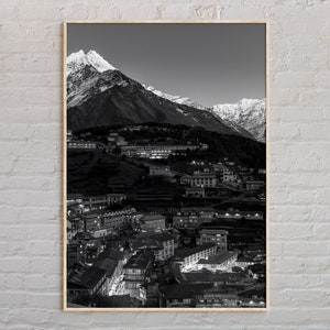 Black and White, Nepal Print, Nepal Wall Art, Nepal Poster, Nepal Photo, Nepal Poster Print, Nepal Wall Decor, Asia Poster Print