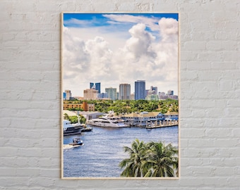 Real Photo, Fort Lauderdale Print, Fort Lauderdale Wall Art, Fort Lauderdale Poster, Fort Lauderdale Photo, Fort Lauderdale Decor