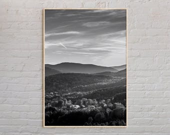 Black and White, Vermont Print, Vermont Wall Art, Vermont Poster, Vermont Photo, Vermont Poster Print, Vermont Decor, USA Poster Print
