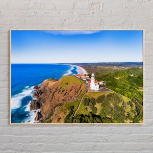 Foto reale, stampa di Byron Bay, arte di Byron Bay, poster di Byron Bay, foto di Byron Bay, stampa poster di Byron Bay, decorazioni di Byron Bay, Australia