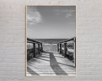 Blanco y negro, Impresión de Sanibel, Arte mural de Sanibel, Póster de Sanibel, Foto de Sanibel, Impresión de póster de Sanibel, Decoración de pared de Sanibel, Póster de Florida