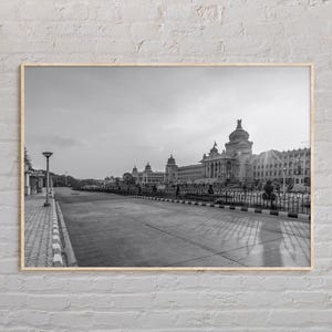 Black and White, Bangalore Print, Bangalore Wall Art, Bangalore Poster, Bangalore Photo, Bangalore Poster Print, Bangalore Decor, India