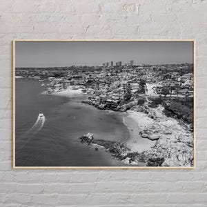 Schwarz und weiß, Newport Beach Druck, Newport Beach Wandkunst, Newport Beach Poster, Newport Beach Foto, Newport Beach Decor, Kalifornien
